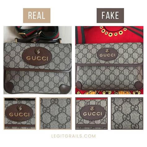 gucci backpack replica vs real|How to Spot Fake Gucci Bags (with Pictures) .